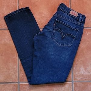 Levi's 524 Skinny Jean Dark Blue Too Superlow Sz 5